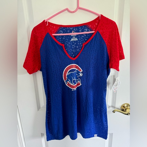 Tops - Chicago Cubs leopard print shirt